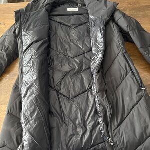 Calvin Klein Long Puffer Coat – Women’s, Black